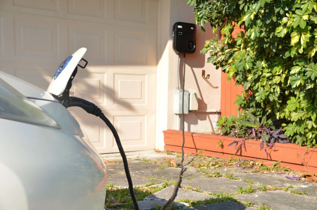 where do you charge an electric car?