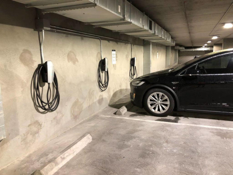 EV charging stations at hotels